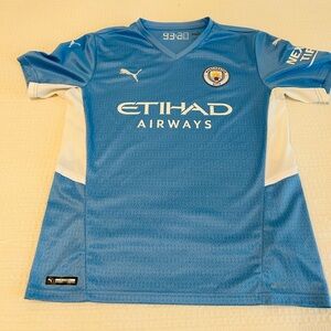 Manchester City Football Jersey Soccer Shirt 2021/22 Size Large